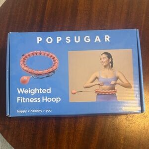 POPSUGAR Red Weighted Fitness Hoop